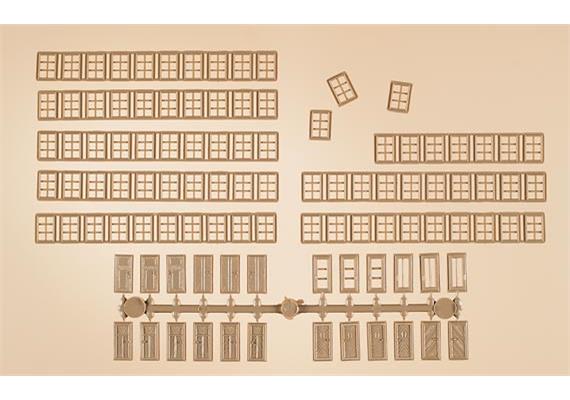 Auhagen 48650 div. Fenster, Türen usw. - H0 (1:87)