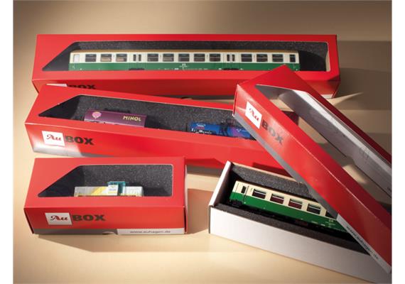 Auhagen 99304 Aufbewahrungsboxen 375 x 60 x 50 mm, 10 Stück