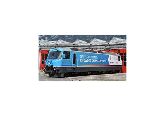 Bemo 1259189 RhB Ge 4/4 III 649 Universallok "Engadin Skimarathon", analog - H0m | Bild 2