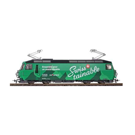 Bemo 1359 344 MOB Ge 4/4 8004 Werbelok "Swisstainable" - H0m (1:87)