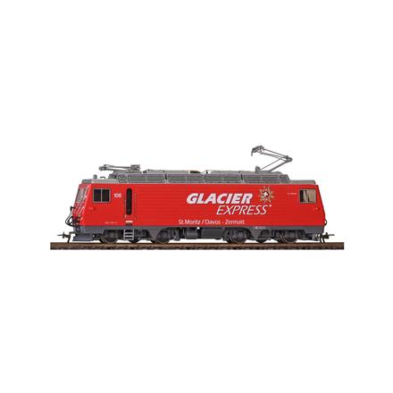 Bemo 1762256 MGB HGe 4/4 II 106 E-Lok „Glacier Express“, DC 2L, digital DCC/MM/Sound - H0