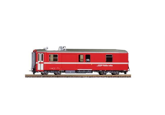 Bemo 3270 183 RhB D 4223 Packwagen neurot, Pantograph demontiert - H0m (1:87) | Bild 1