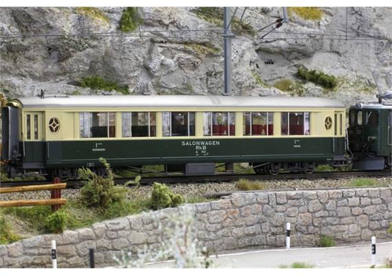 Bemo 3272 102 RhB A 1142 Salonwagen grün/beige | Bild 1