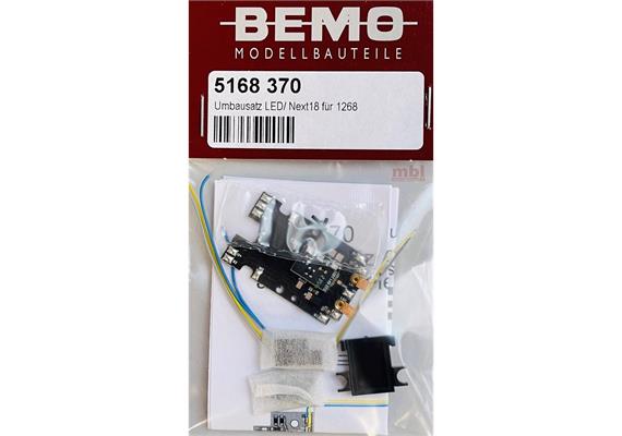 Bemo 5168 370 Umbausatz auf LED Beleuchtung für RhB ABe 4/4 30-38 mit Next18 - H0m | Bild 1