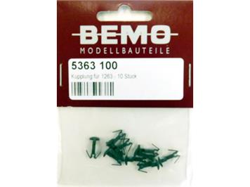 Bemo 5363 100 Kupplung für 1263 xxx, 10 Stück - H0m