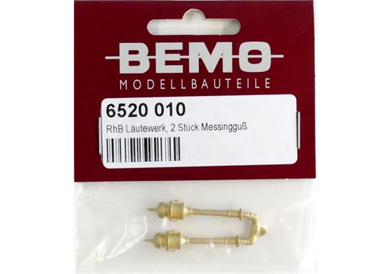 Bemo 6520 010 RhB Läutewerk, 2 Stück, Messingguss - H0m (1:87) | Bild 1