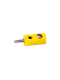 Brawa 3051 Stecker rund 2,5 mm gelb, 10 Stück