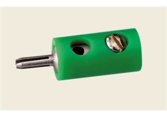 Brawa 3053 Stecker rund 2,5 mm grün, 10 Stück