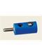 Brawa 3055 Stecker rund 2,5 mm blau, 10 Stück