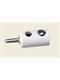 Brawa 3059 Stecker rund 2,5 mm weiss, 10 Stück