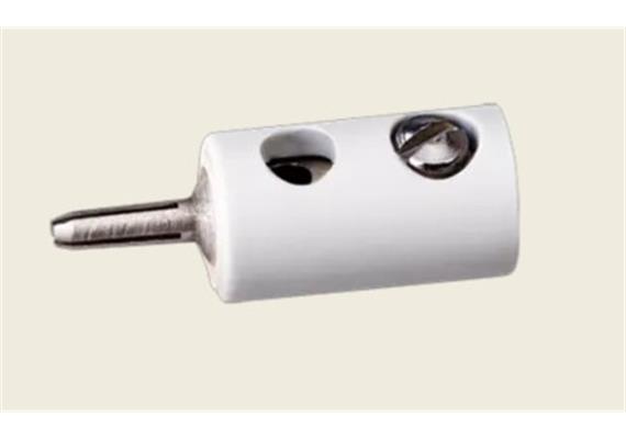 Brawa 3059 Stecker rund 2,5 mm weiss, 10 Stück
