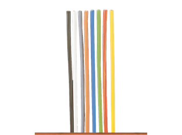 BRAWA 3224 40 m Wetterfeste Litze 0,5 mm², braun
