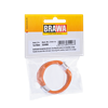 BRAWA 32406 Hochflexible Decoderlitze orange 0,05mm, Länge 10m