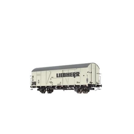 BRAWA 48737 ged. Güterwagen Glr 22 DB "Liebherr" DB HO
