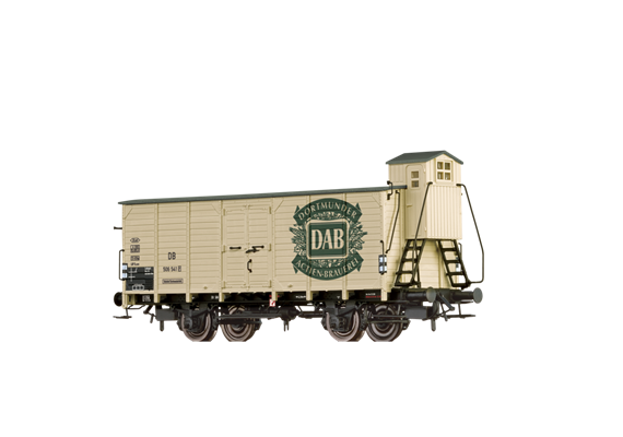 BRAWA 67476 gedeckter Güterwagen G10 "DAB" DB N
