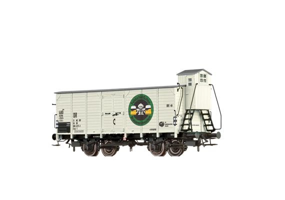 BRAWA 67483 gedeckter Güterwagen (Tw) T "Feldschlösschen" DR N