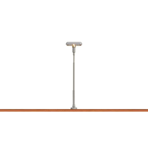BRAWA 84017 Bahnsteigleuchte, Stecksockel mit LED - H0 (1:87)
