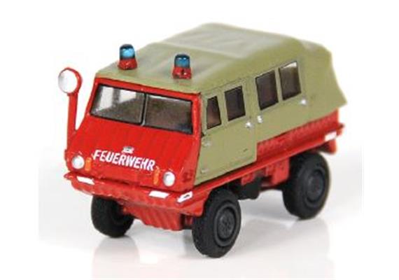 BUB 5725 Haflinger Feuerwehr HA1401 Sondermodell HO