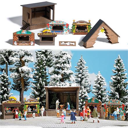 Busch 1183 Wald-Weihnachtsmarkt - H0 (1:87)