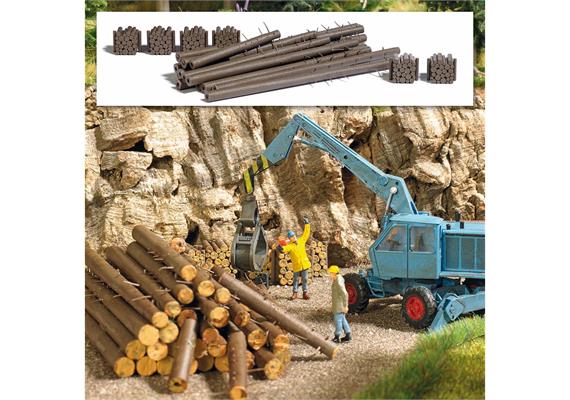 Busch 1379 Holzplatz H0