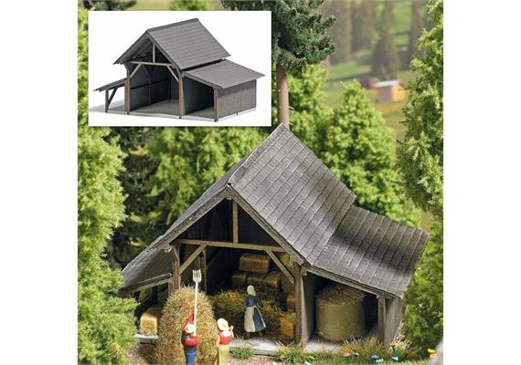 Busch 1382 Heuschuppen H0