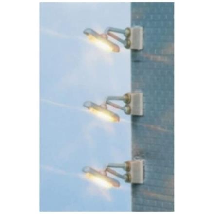 Busch 5521 Freileitungssystem Neon-Leuchten, 3 Stück - H0 (1:87)