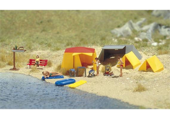 Busch 6026 Motiv-Set: Campingplatz - H0 (1:87)