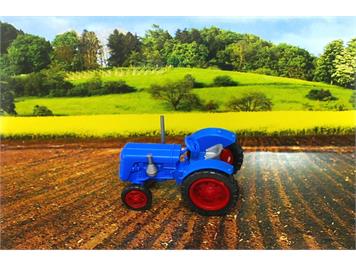 Busch 006701 Traktor Famulus blau N