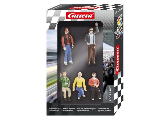 Carrera 20021127 Figurensatz Zuschauer 5 Personen (3 Sitzende / 2 Stehende) 1:32 | Bild 2