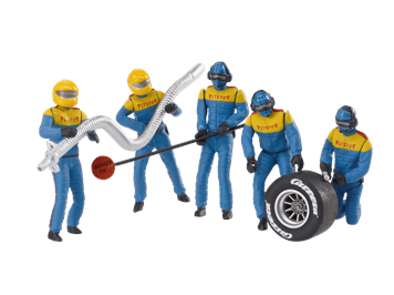 Carrera 20021132 Figurensatz Mechaniker, blau - DIGITAL 124, DIGITAL 132, EVOLUTION