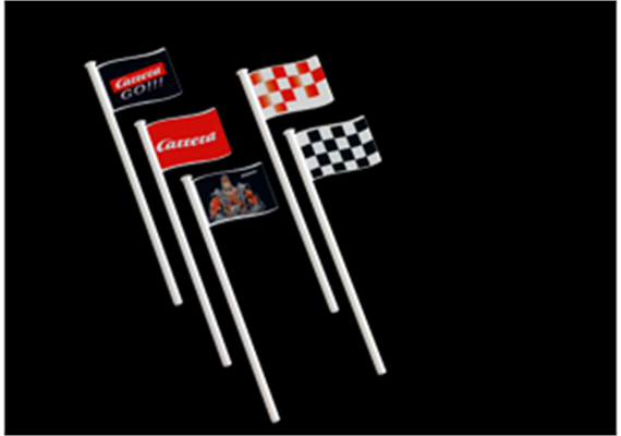 Carrera Go! 20061650 Flaggen (10 Stk.)
