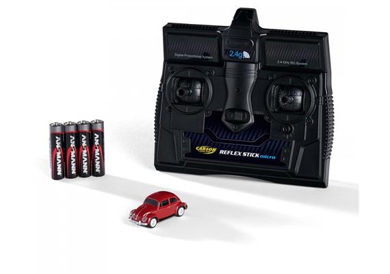 Carson 500504147 VW Beetle rot 2.4G 100% RTR - H0 (1:87) | Bild 1