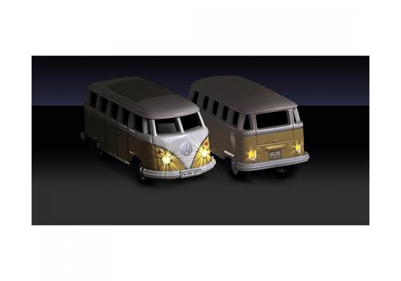 Carson 500504164 VW T1 Samba Bus mit Wohnwagen 2.4GHz 100% - H0 (1:87) | Bild 5