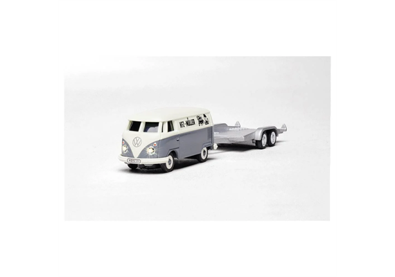 Carson 500504166 VW T1 Bus Kastenwagen inklusive Autoanhänger 100% - H0 (1:87) | Bild 2