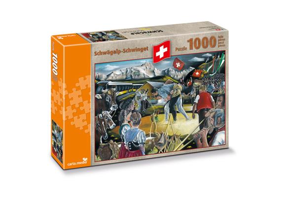 Carta.Media 7259 Puzzle Schwägalp-Schwinget, 1'000 Teile