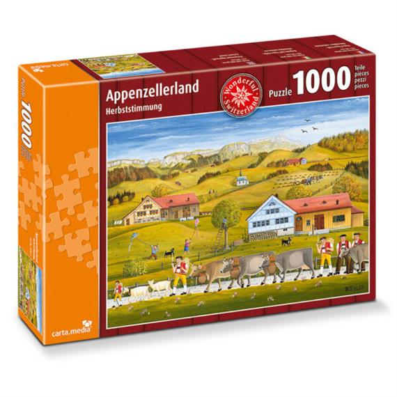 Carta.Media 7282 Appenzellerland – Herbststimmung, 1000 teilig