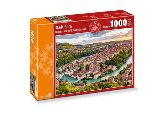 Carta.Media 7284 Puzzle Stadt Bern, 1000 teilig