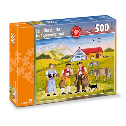 Carta.Media 7784 Puzzle Schölleschötte im Appenzellerland, 500 Teile