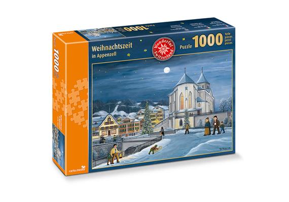 Carta.Media 7920 Puzzle Weihnachtszeit in Appenzell, 1'000 Teile