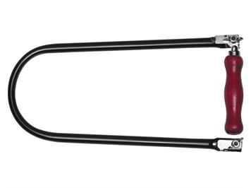 Donau Laubsägebogen schwarz lackiert, 285 mm Ausladung