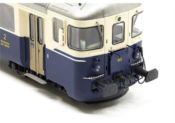 ESU 36661 BLS Steuerwagen Bt 951 beige/blau, Mittelschrift, Ep.IV - H0 (1:87) | Bild 4