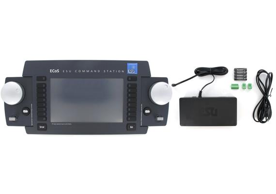 ESU 50220 ECoS 2.5 Zentrale, 6A, 7" TFT Display, Capacitive Touch, MM/DCC/SX/M4, 6VA | Bild 2