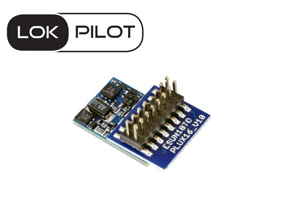 ESU 59814 LokPilot 5 micro DCC/MM/SX/M4, PluX16, Spurweite N, TT