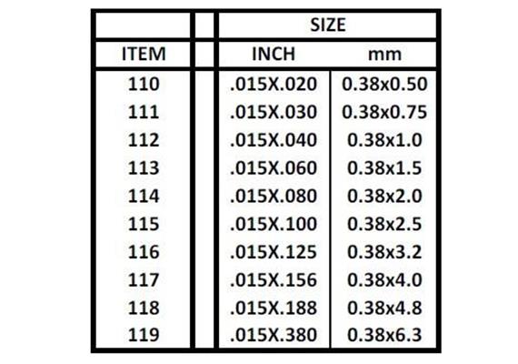 Evergreen 110 Vierkantprofile, 350x0,38x0,50mm, 10 Stück | Bild 3