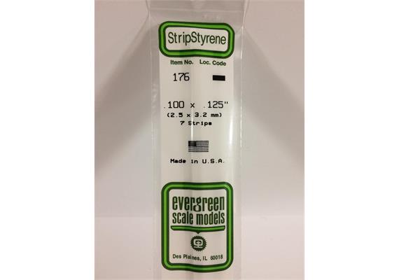 Evergreen 176 Vierkantprofile, 350x2,50x3,20mm, 7 Stück | Bild 2