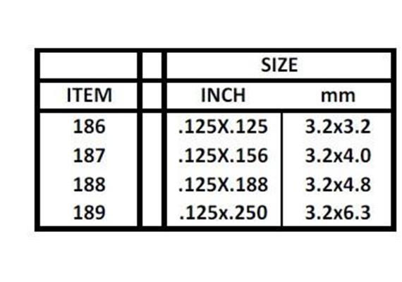 Evergreen 187 Vierkantprofile, 350x3,20x4,00mm, 6 Stück | Bild 3