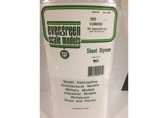 Evergreen 2025 Strukturplatte, 0,5x150x300 mm. Raster 0,64 mm, 1 Stück | Bild 2