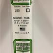 Evergreen 255 Quadratrohr, 35 cm lang, 7,9 mm Kantenl.-5/16. 2 Stück | Bild 2