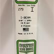 Evergreen 279 I-Profil, 350x9,5X3,8 mm - 3/8, 2 Stück | Bild 2
