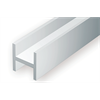 Evergreen 287 H-Profil, 350 x 6,3 x 6,0 mm - 1/4, 2 Stück